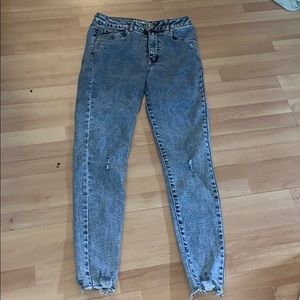 Miami high rise super skinny jeans.